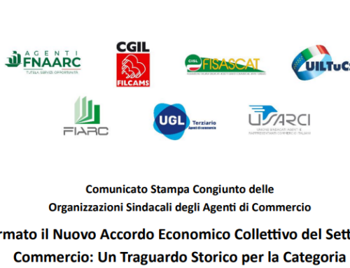 Comunicato stampa congiunto delle organizzazioni sindacali degli agenti di commercio